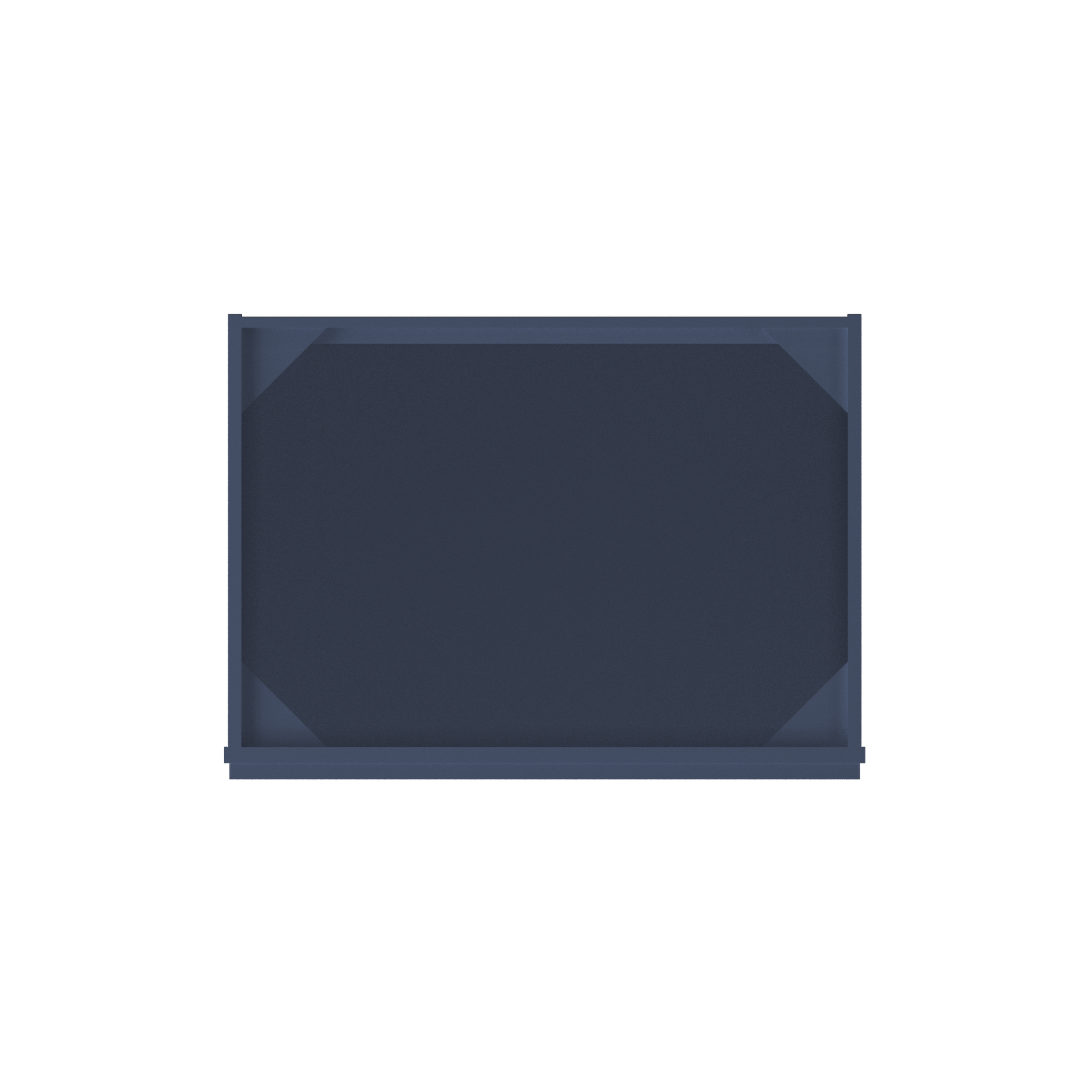 30 in W x 34.5 in. H x 21 in. D Vanity Sink Base Cabinet VSB3021345 Danbury Blue LessCare - Bathroom Vanities