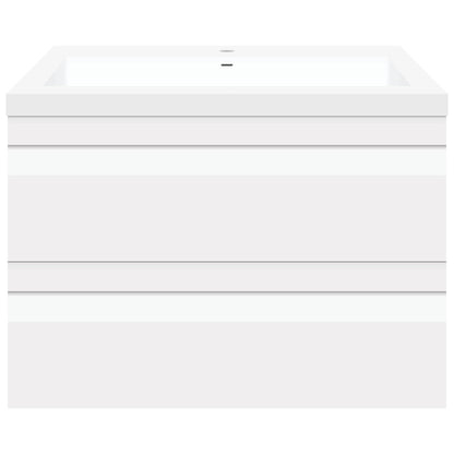 30’’ W Wall-Mount Modern White Vanity LV8W-30W with Square Sink Top - Bathroom Vanities