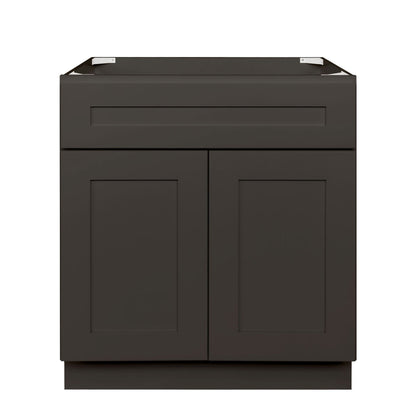 30 W x 21 D x 34.5 H Vanity Sink Base Cabinet Avalon Charcoal Bathroom Vanities