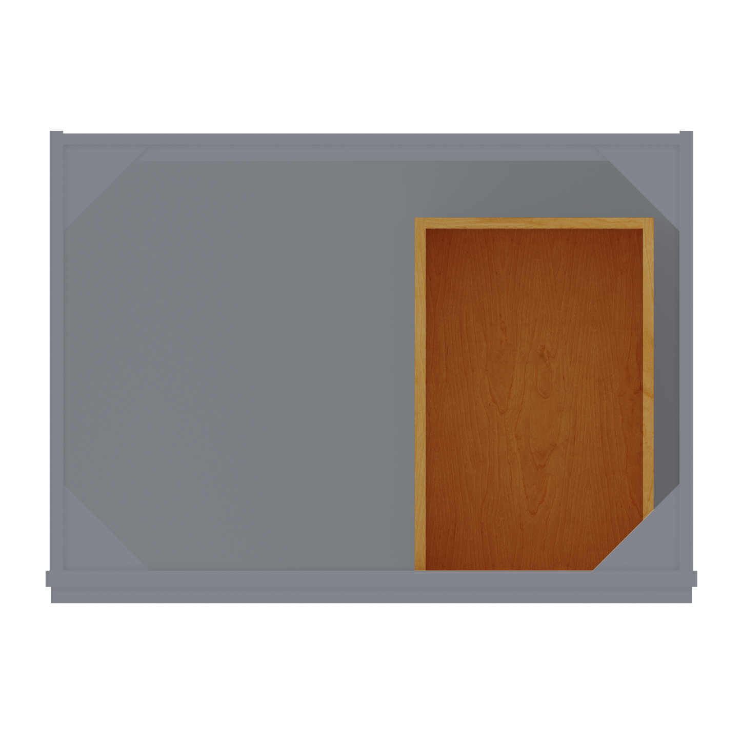 30 W x 21 D x 34.5 H Vanity Sink Base Cabinet with Left Drawers - Colonial Gray - Bathroom Vanities