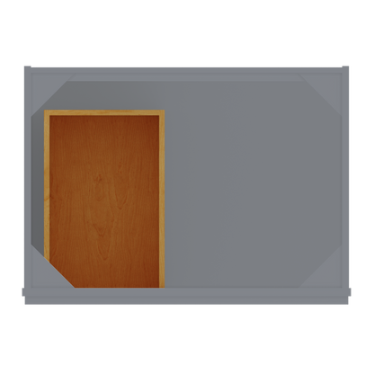 30 W x 21 D x 34.5 H Vanity Sink Base Cabinet with Right Drawers - Colonial Gray - Bathroom Vanities