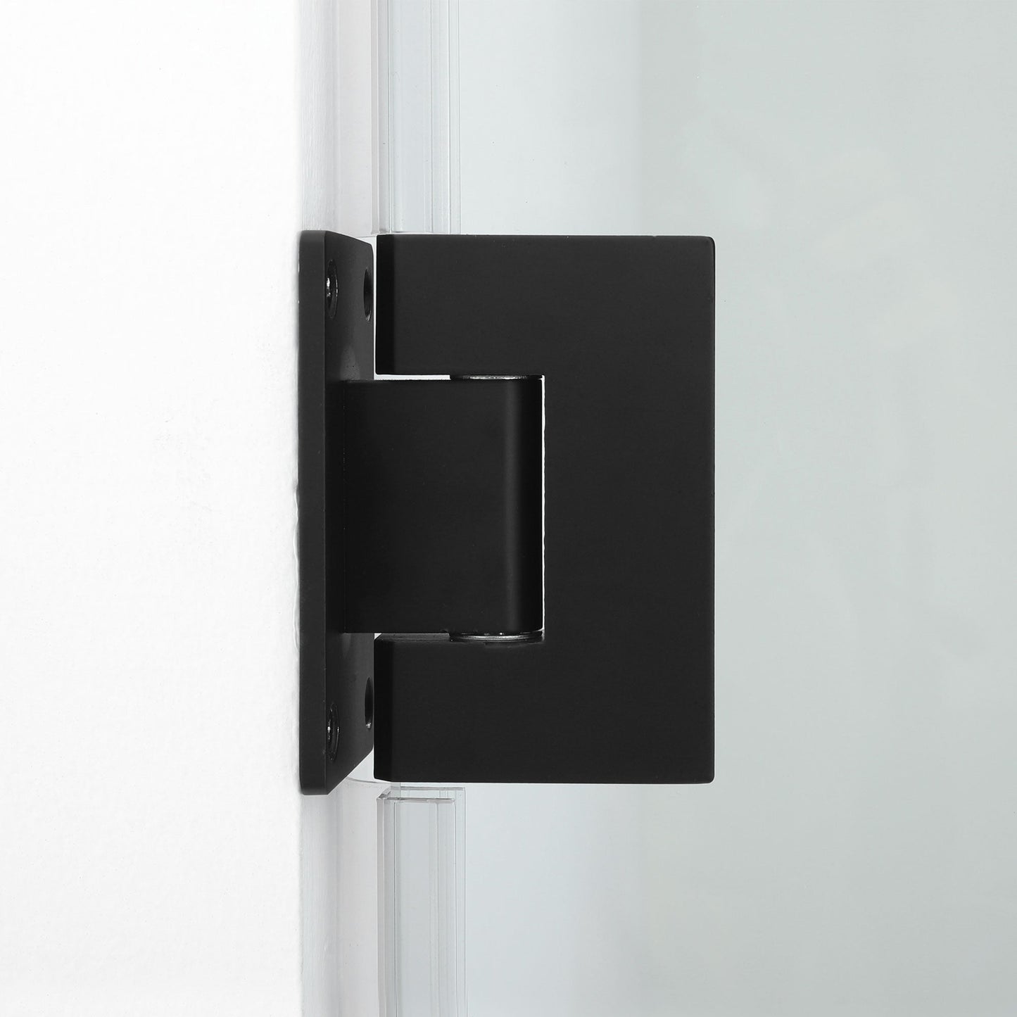 30 W x 72 H Swing-Out Shower Door ULTRA-E Matte Black - Shower Doors