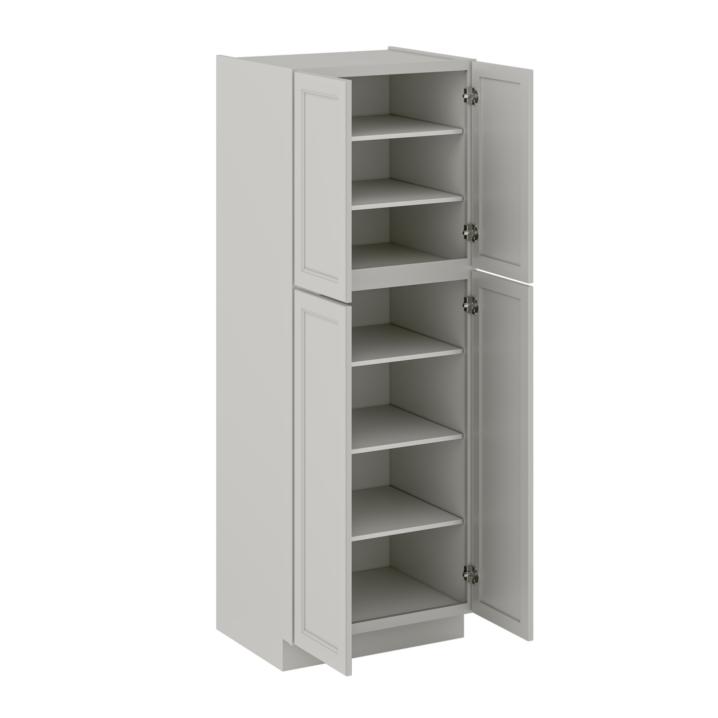 30”W x 84”H x 24”D Utility Kitchen Cabinet - Milan Pearl - Kitchen Cabinets