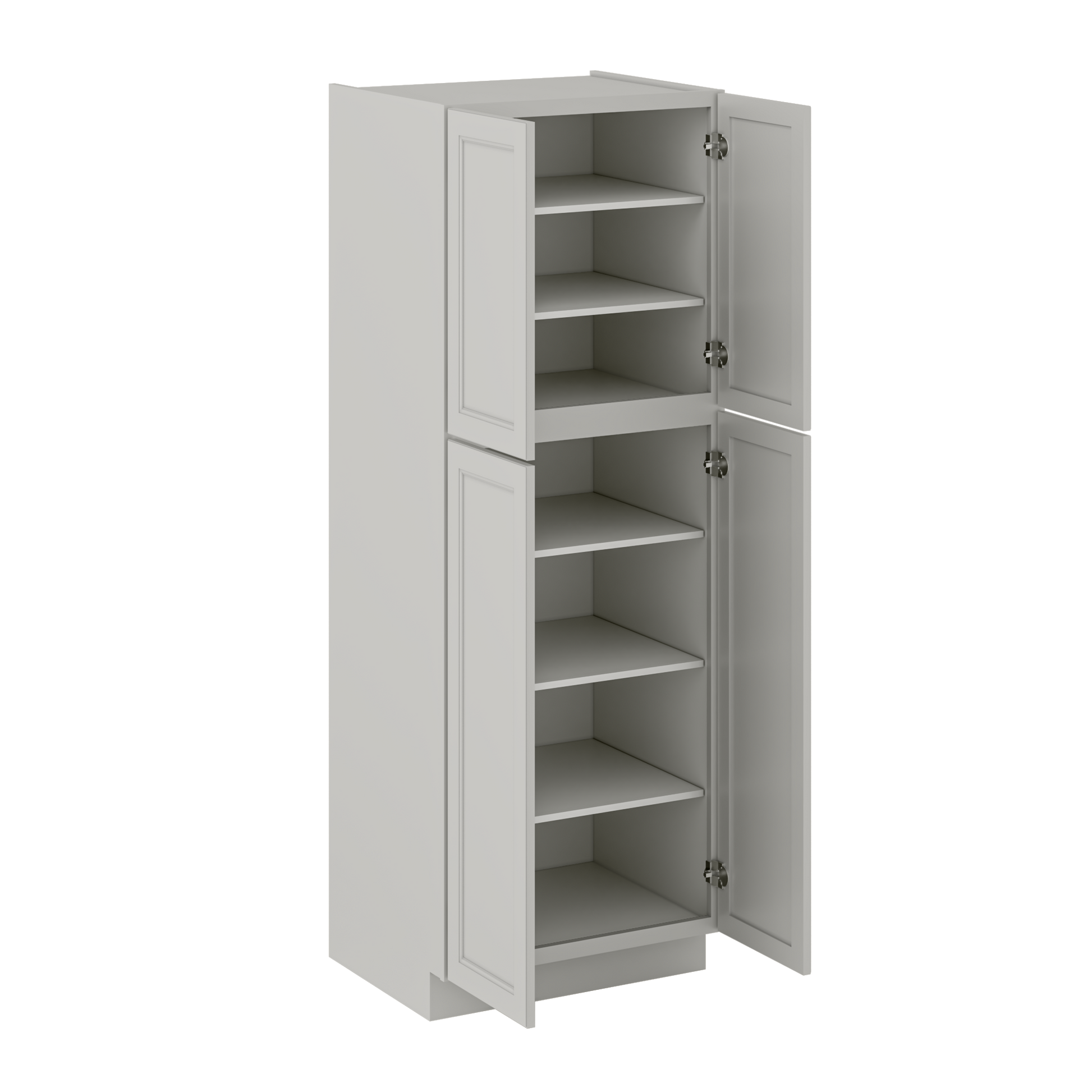 30”W x 84”H x 24”D Utility Kitchen Cabinet - Milan Pearl - Kitchen Cabinets