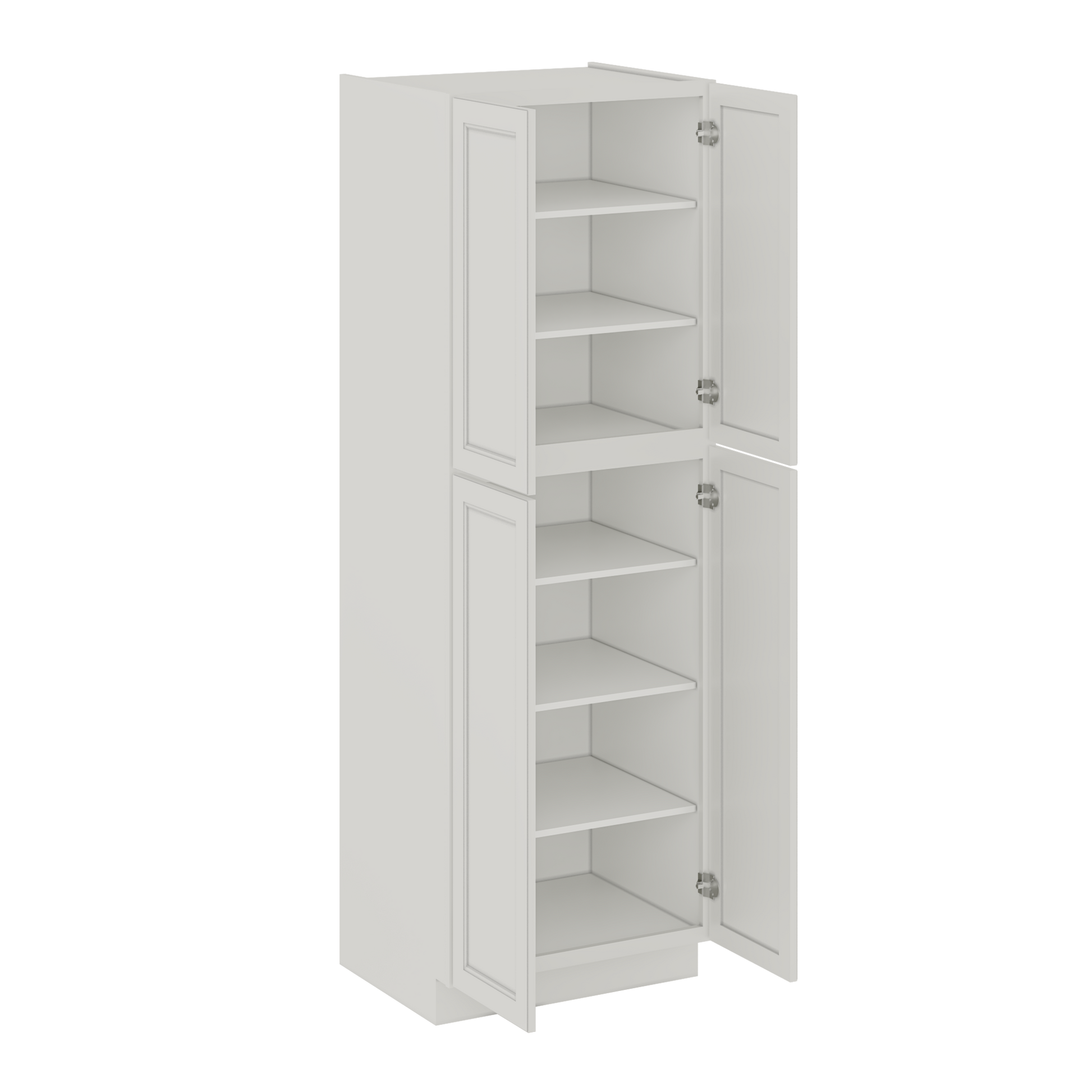 30”W x 90”H x 24”D Utility Kitchen Cabinet - Milan Pearl - Kitchen Cabinets