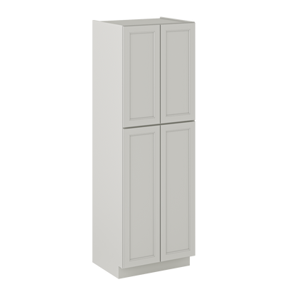 30”W x 90”H x 24”D Utility Kitchen Cabinet - Milan Pearl - Kitchen Cabinets