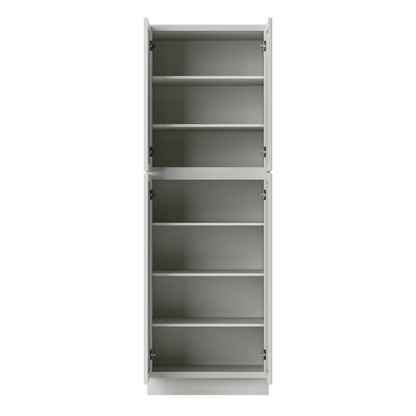 30”W x 90”H x 24”D Utility Kitchen Cabinet - Milan Pearl - Kitchen Cabinets