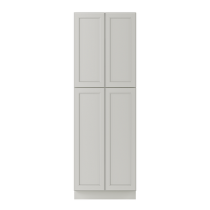 30”W x 90”H x 24”D Utility Kitchen Cabinet - Milan Pearl - Kitchen Cabinets