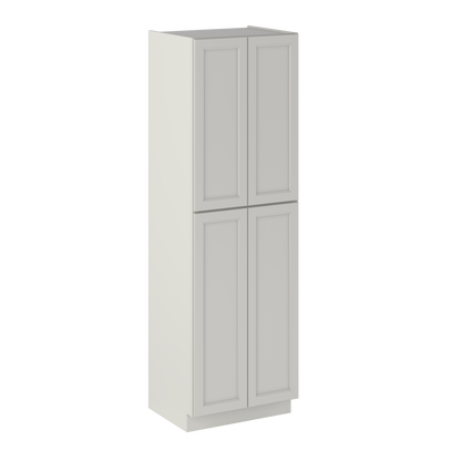 30”W x 96”H x 24”D Utility Kitchen Cabinet - Milan Pearl - Kitchen Cabinets