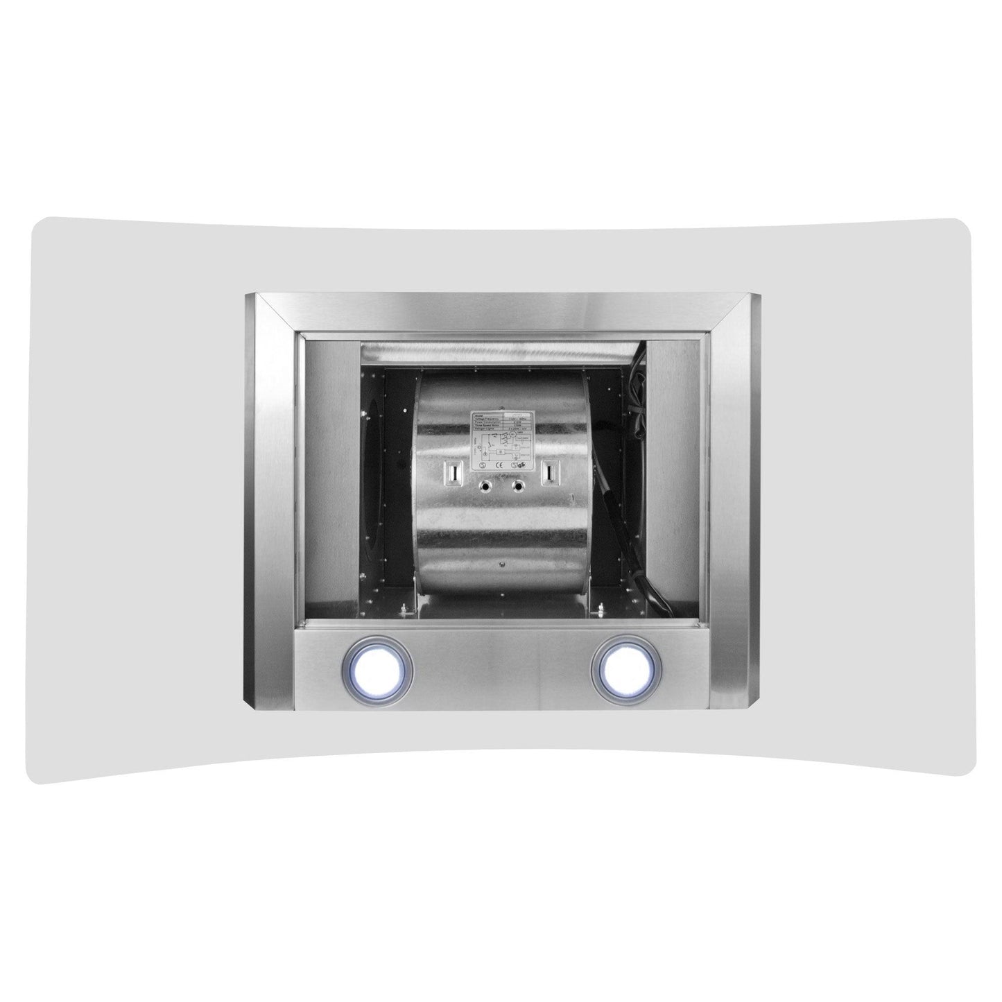 30’’ Wall Mount Glass Range Hood LH2-30G with LCD - Range Hoods