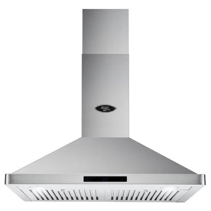 30’’ Wall Mount Pyramid Range Hood LH3-30 with LED - Range Hoods