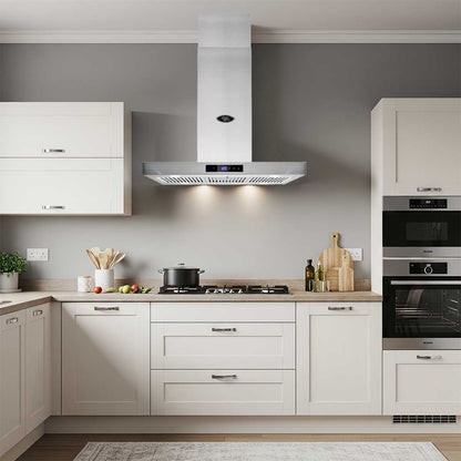 30’’ Wall Mount T-Shape Range Hood LH4-30 with LED - Range Hoods