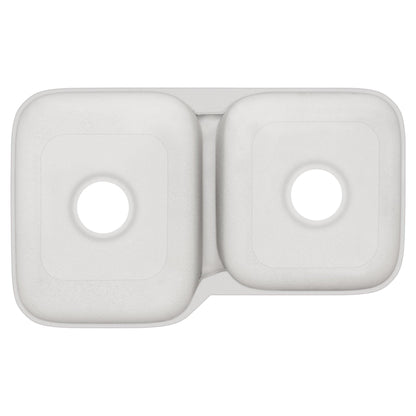 31.5 in Undermount Stainless Steel 60/40 Double Bowl Kitchen SinkL L202R - Sinks