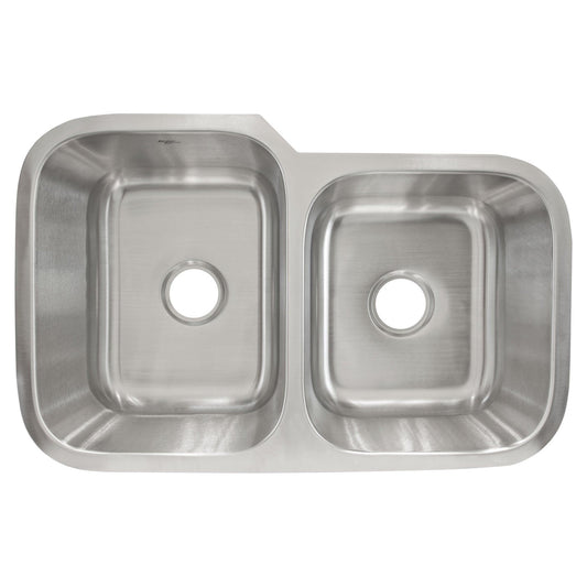 31.5 in Undermount Stainless Steel 60/40 Double Bowl Kitchen SinkL L202R - Sinks