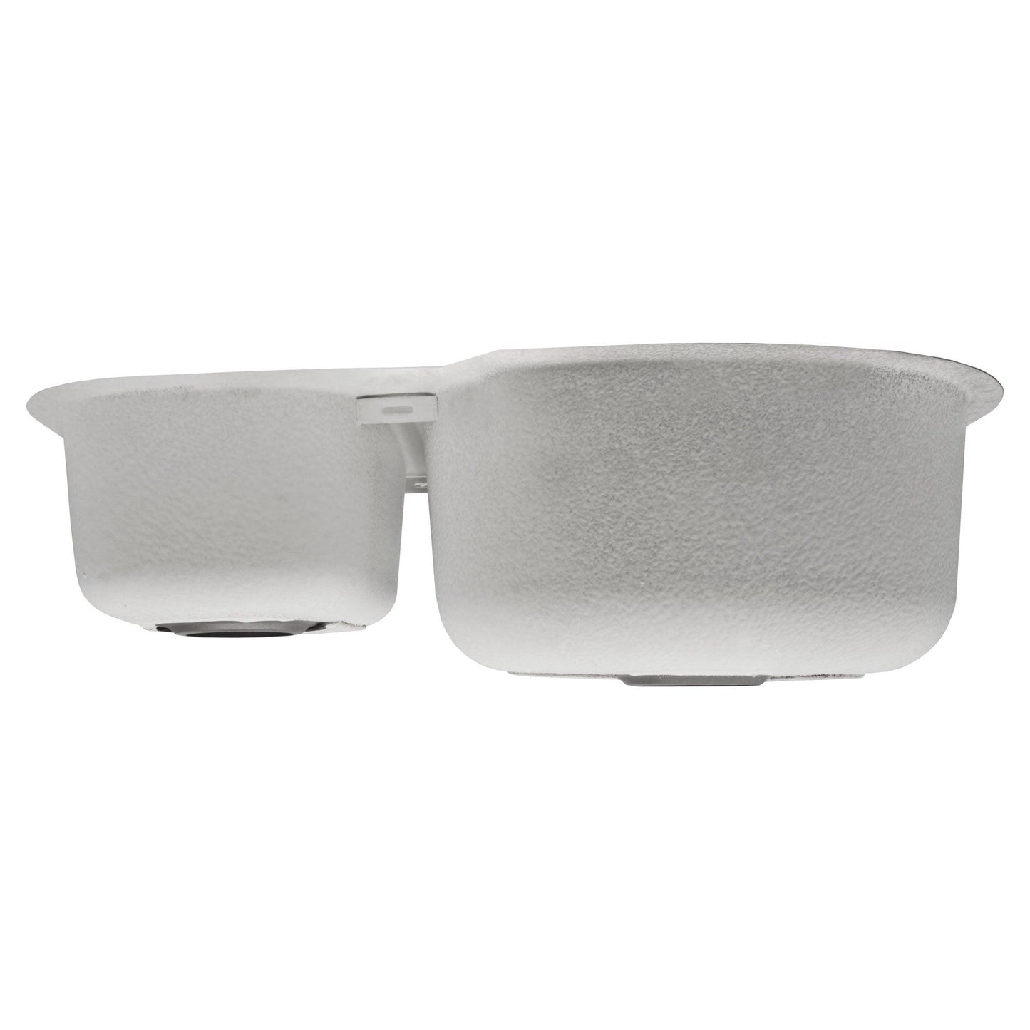 31 in Undermount Stainless Steel 40/60 Double Bowl Kitchen SinkL 201L - Sinks