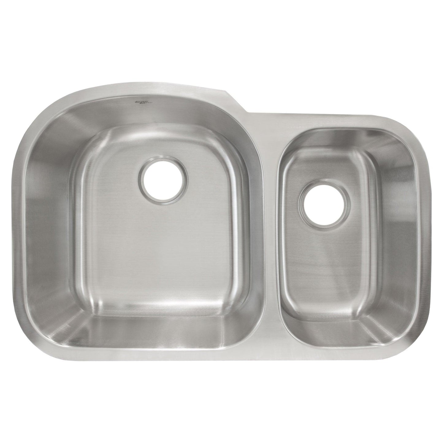 31 in Undermount Stainless Steel 60/40 Double Bowl Kitchen SinkL L201R - Sinks