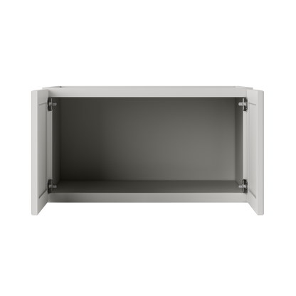 33”W x 18”H x 24”D Wall Kitchen Cabinet - Milan Pearl - Kitchen Cabinets