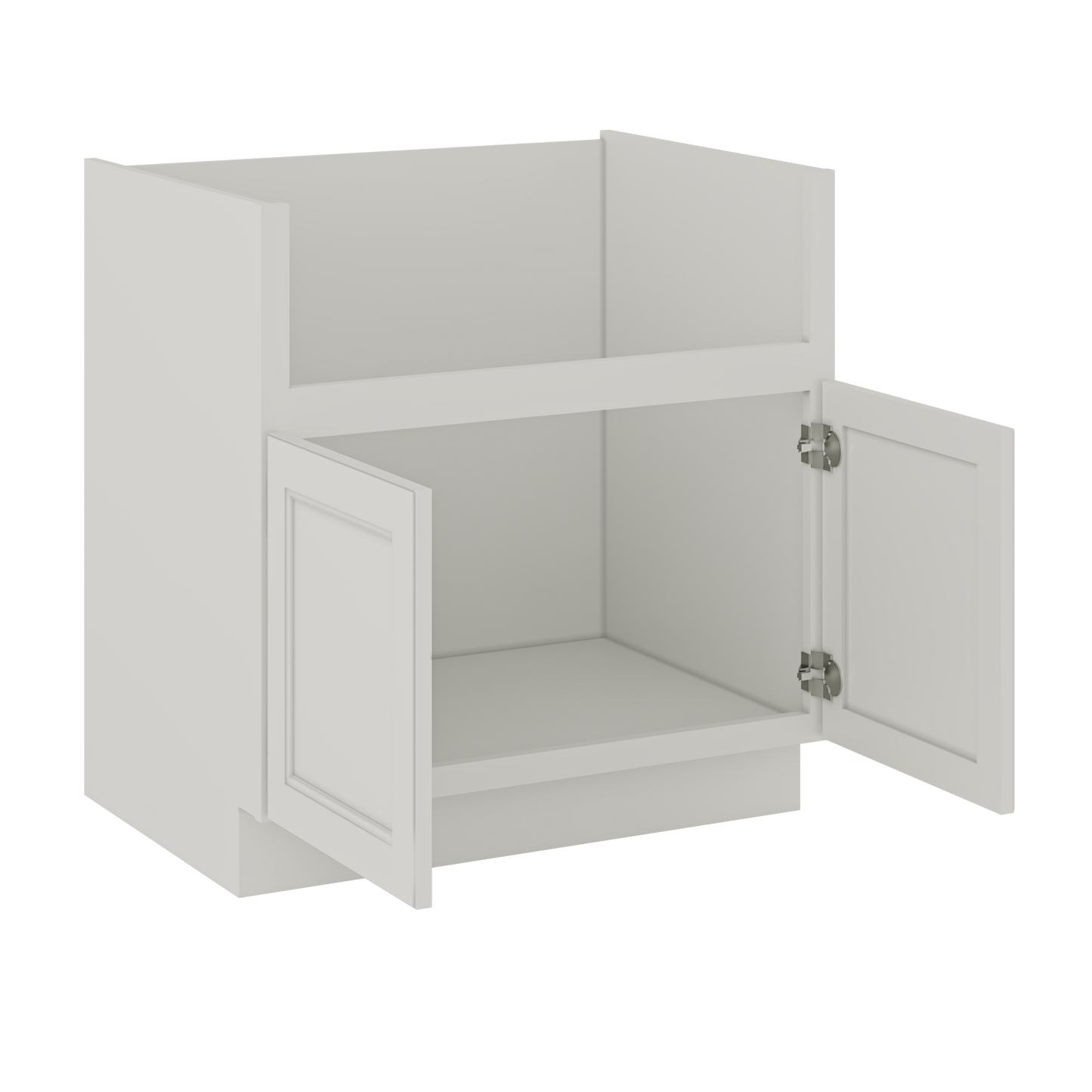 33’’W Farmhouse Sink Base Cabinet - Milan Pearl - Kitchen Cabinets