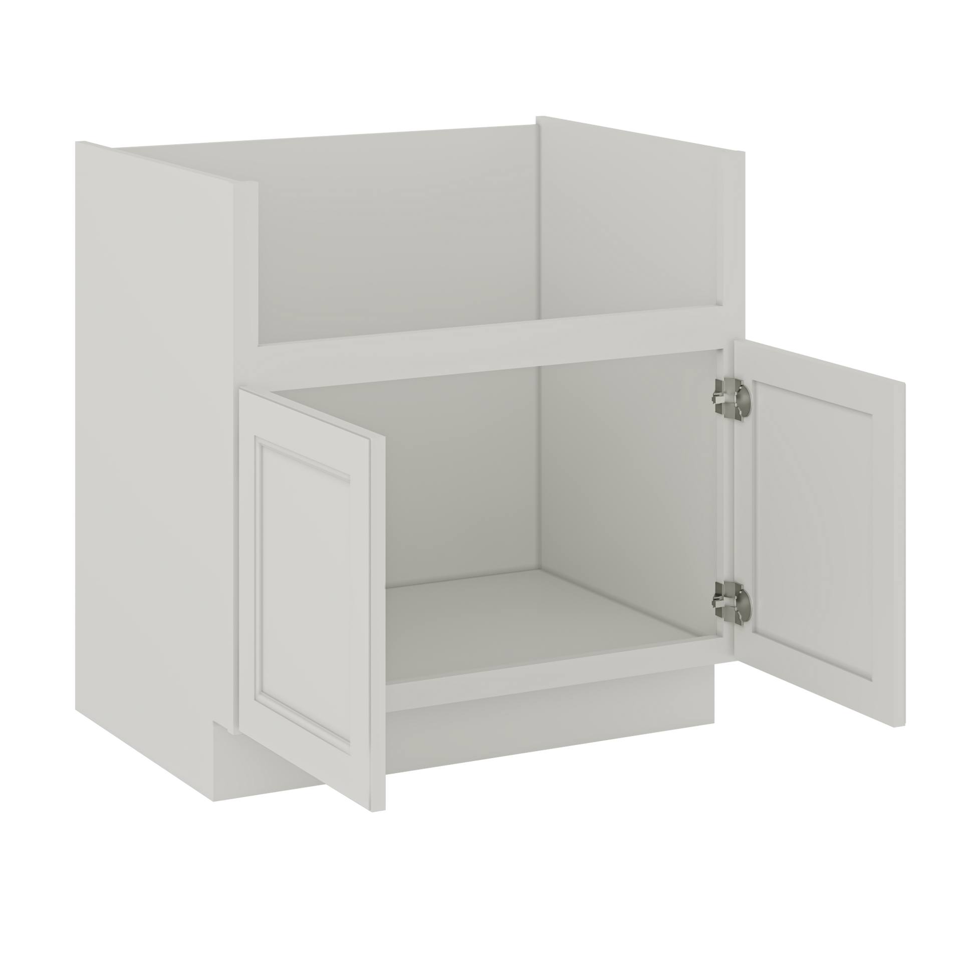 33’’W Farmhouse Sink Base Cabinet - Milan Pearl - Kitchen Cabinets