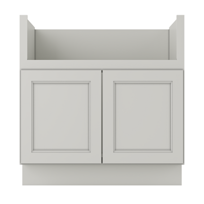 33’’W Farmhouse Sink Base Cabinet - Milan Pearl - Kitchen Cabinets