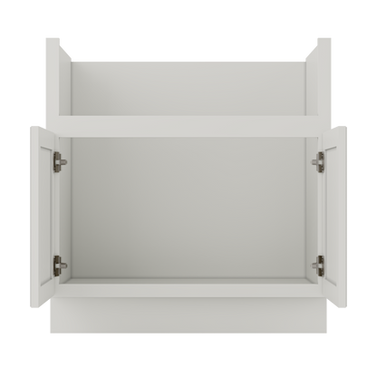 33’’W Farmhouse Sink Base Cabinet - Milan Pearl - Kitchen Cabinets