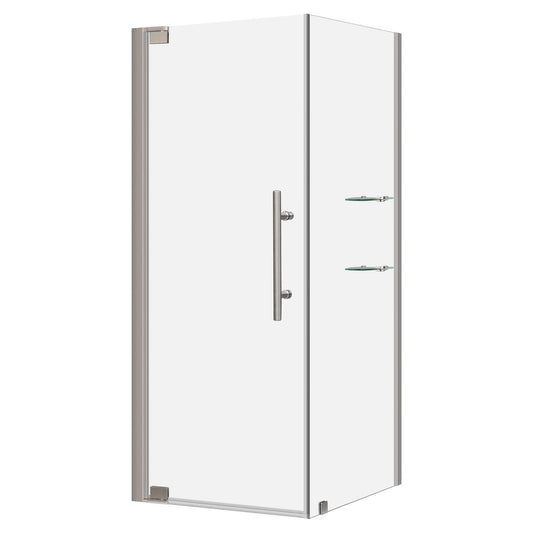 34 3/8-35 W x 72 H x 34-35 D Swing-Out Shower Enclosure ULTRA-G Brushed Nickel - Shower Doors