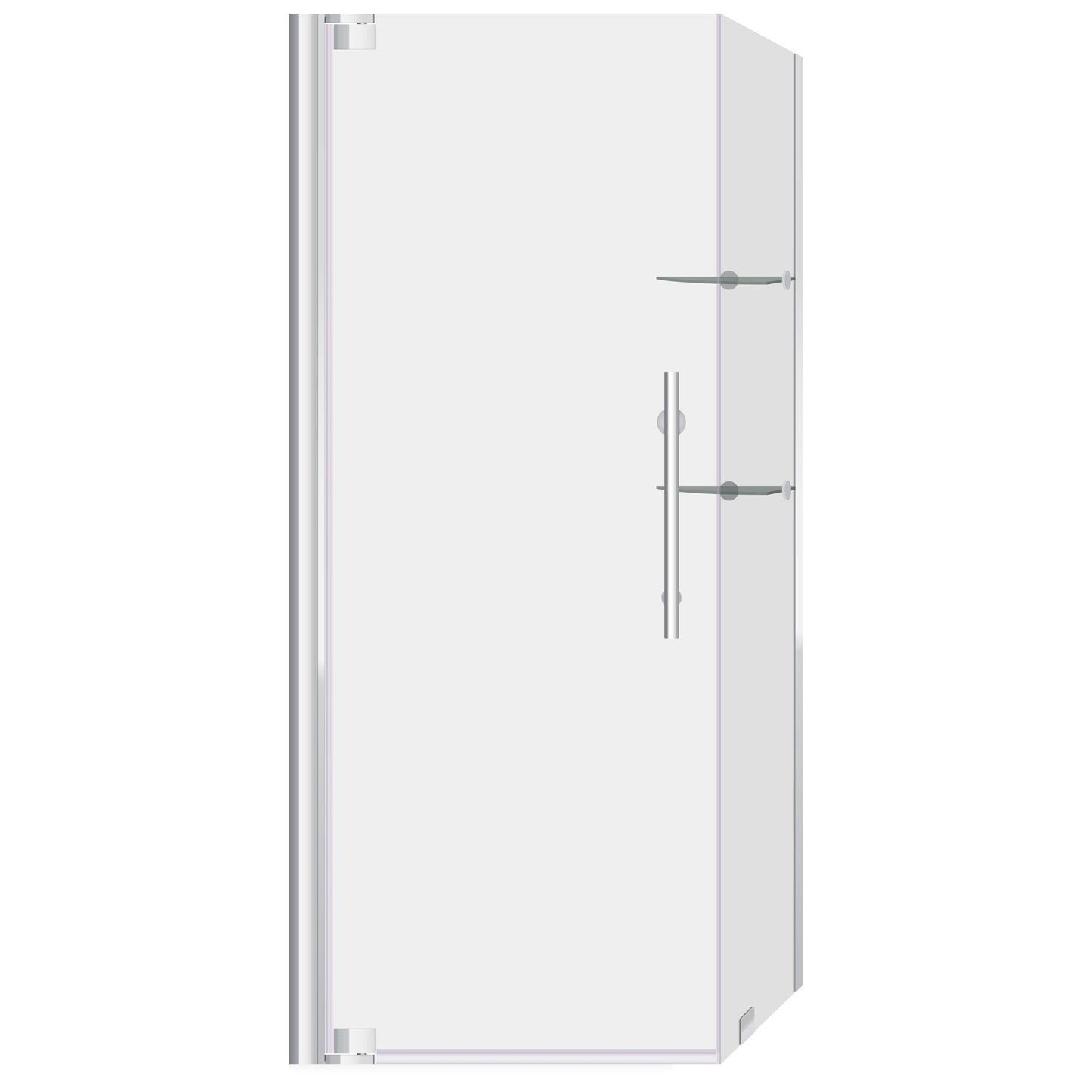 34 3/8-35 W x 72 H  x 34-35 D Swing-Out Shower Enclosure ULTRA-G
