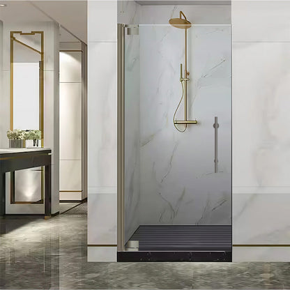 34-35 W x 72 H Swing-Out Shower Door ULTRA-G Brushed Nickel - Shower Doors