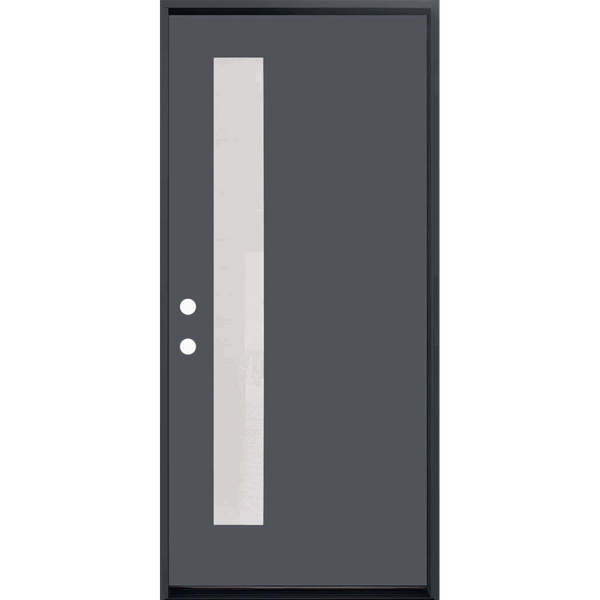 1 Lite Acid Etch Fiberglass Door Grey | AAA Distributor