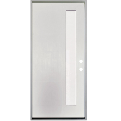 1-LITE OFFSITE, ACID ETCH FIBERGLASS DOOR UNFINISHED WHITE - AAADistributor.com