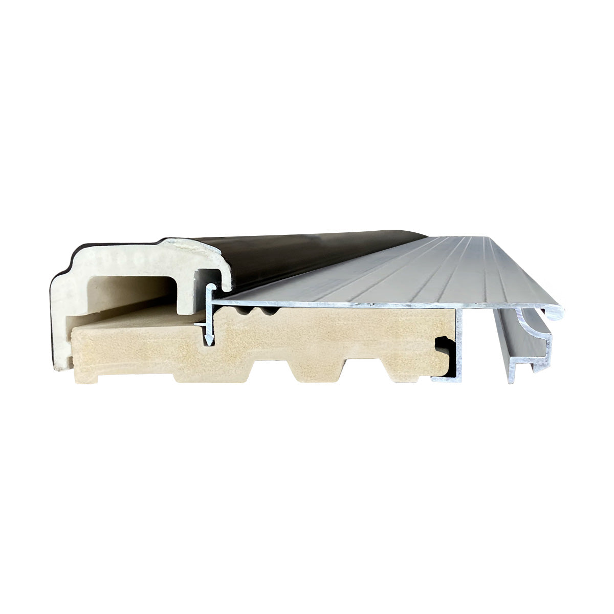 36x80 2 Panel Shaker Fiberglass Exterior Door