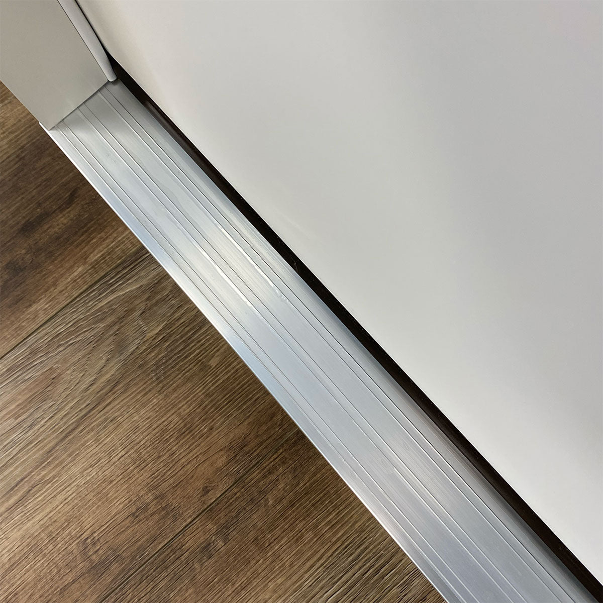 36 in. x 80 in. 2 Panel Shaker Fire Rated Unfinished White Prehung Fiberglass Exterior Door - Exterior Doors