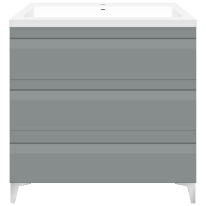 36’’ W Freestanding Modern Gray Vanity LV8B-36G with Square Sink Top - Bathroom Vanities