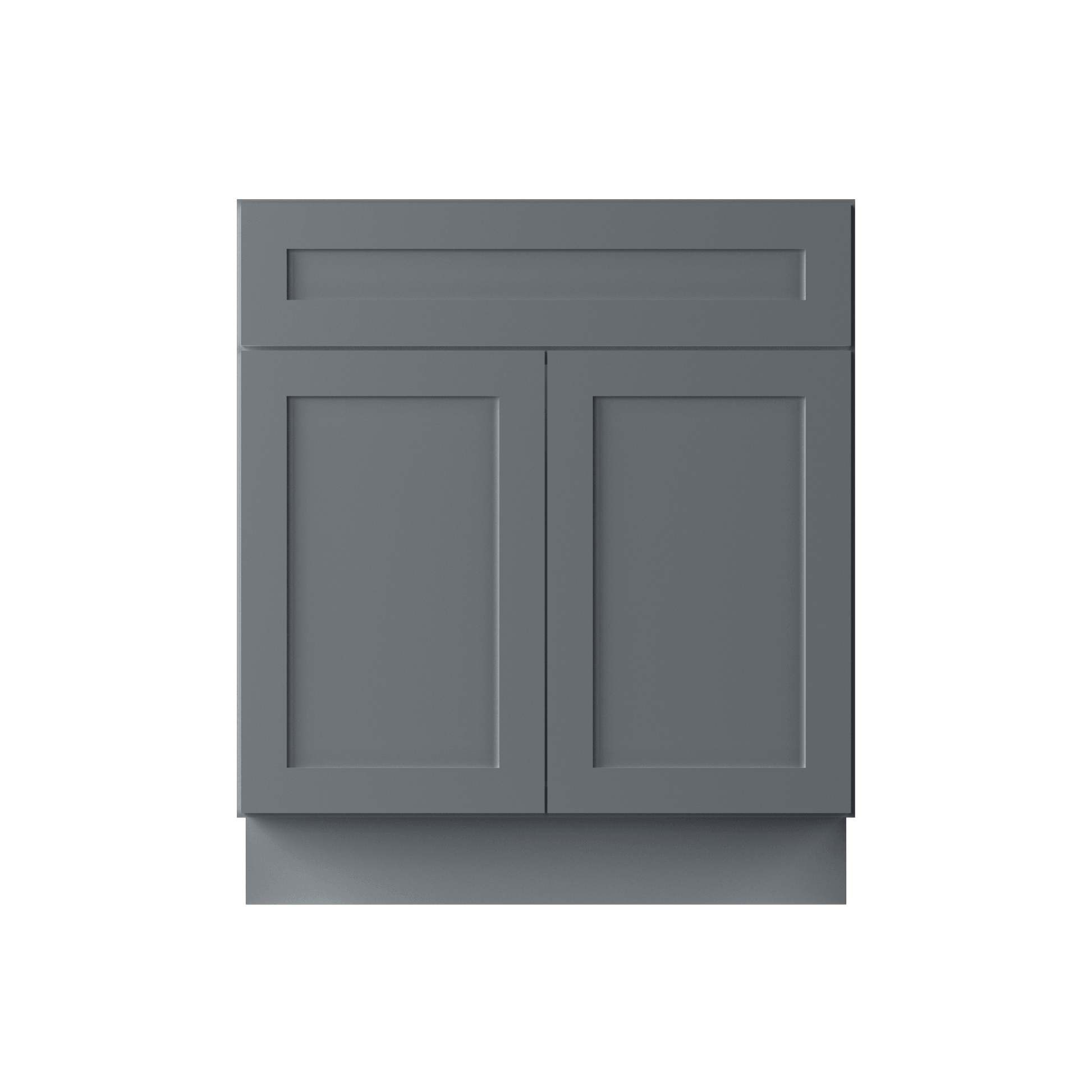 30 W x 21 D x 34.5 H Vanity Sink Base Cabinet - Colonial Gray - Bathroom Vanities