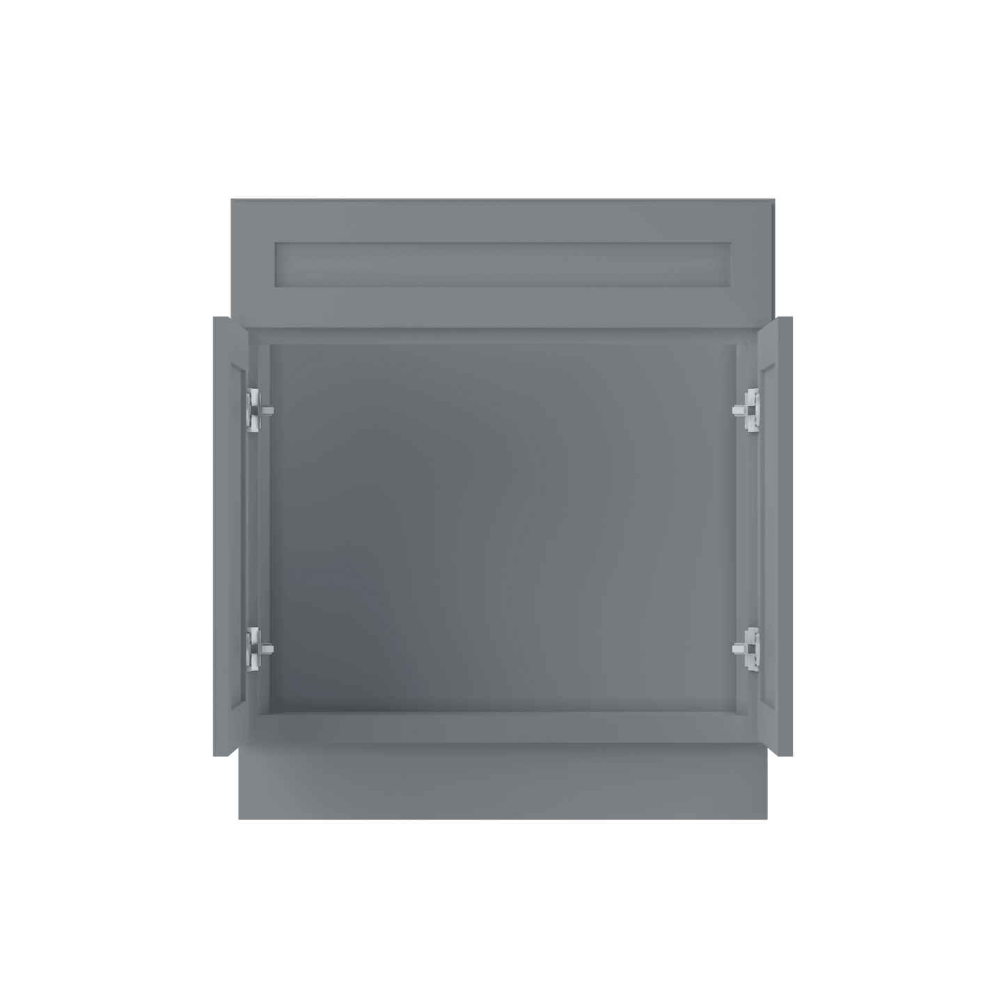 30 W x 21 D x 34.5 H Vanity Sink Base Cabinet - Colonial Gray - Bathroom Vanities