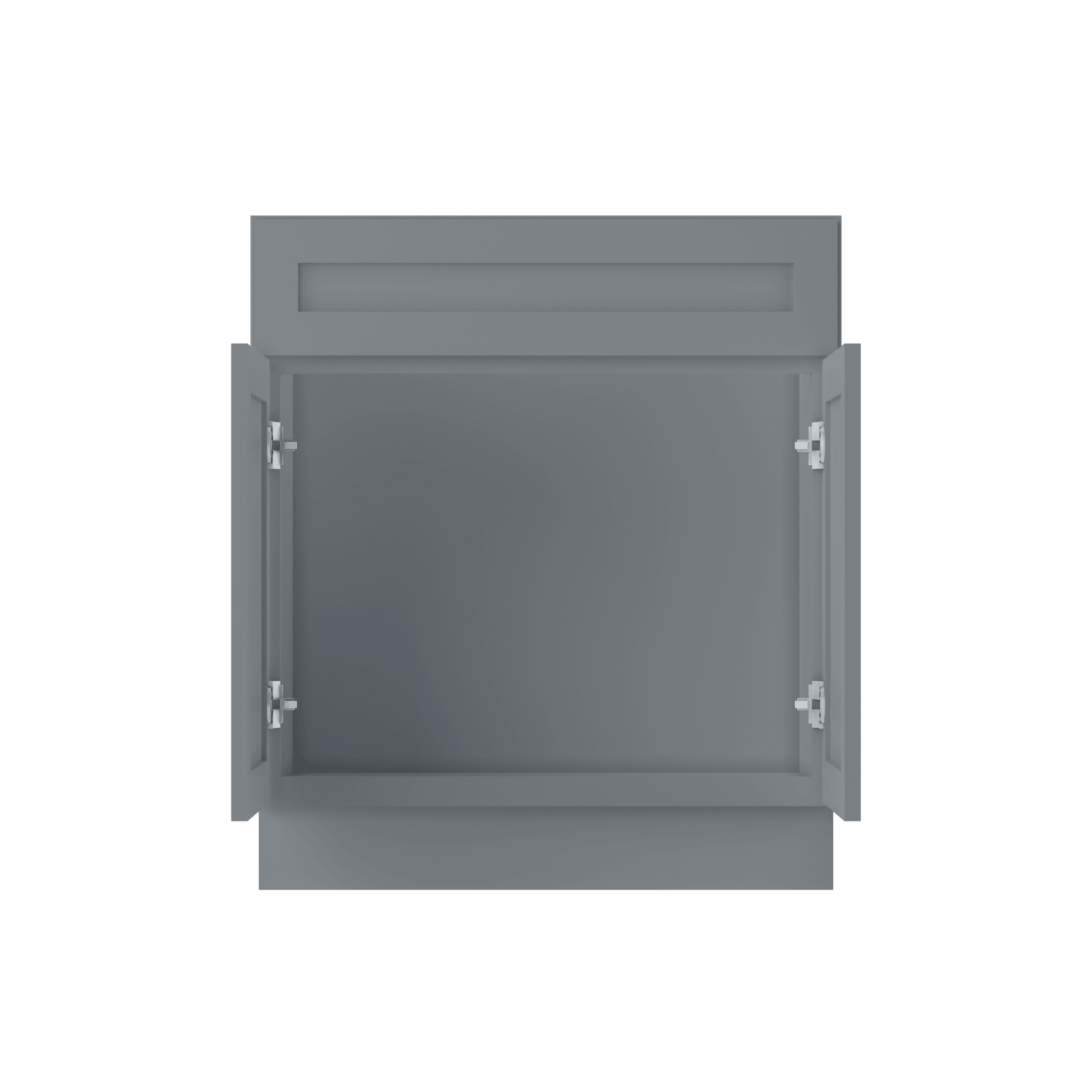 30 W x 21 D x 34.5 H Vanity Sink Base Cabinet - Colonial Gray - Bathroom Vanities