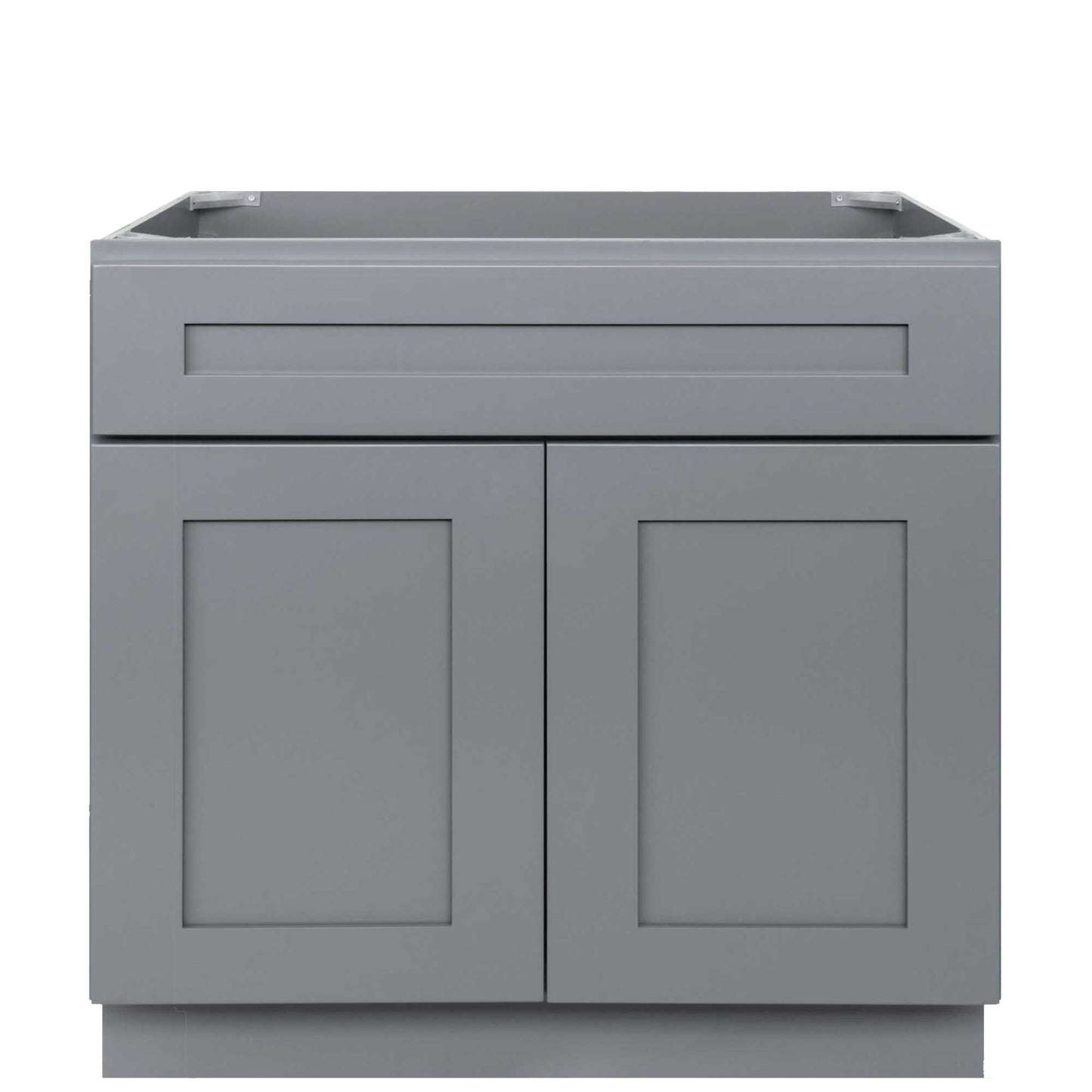 30 W x 21 D x 34.5 H Vanity Sink Base Cabinet - Colonial Gray - Bathroom Vanities