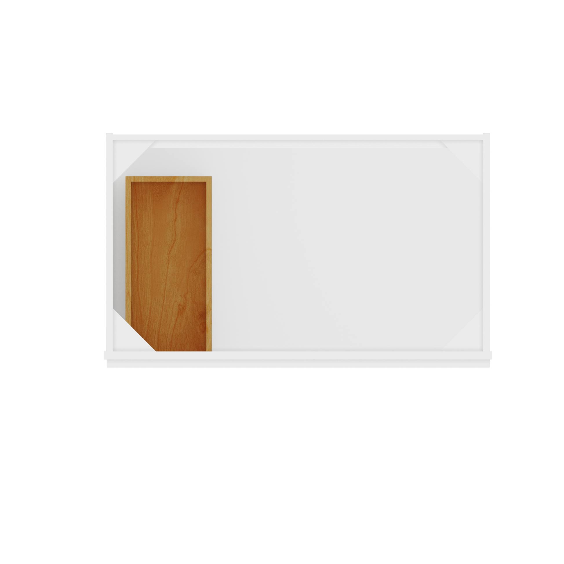 36 W x 21 D x 34.5 H Vanity Sink Base Cabinet with Left Drawers - Alpina White - Bathroom Vanities