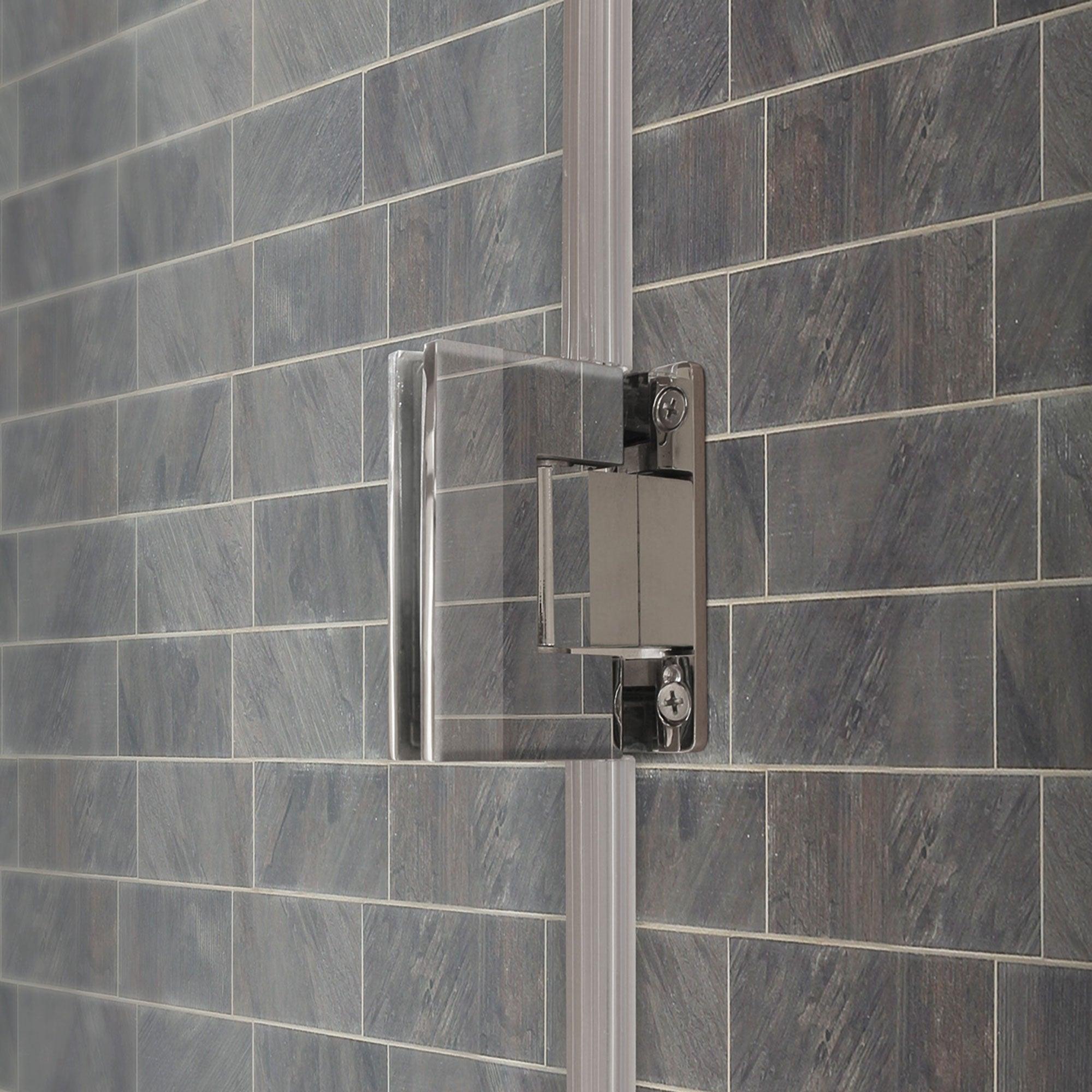 ULTRA-E Chrome Frosted Glass Shower Door
