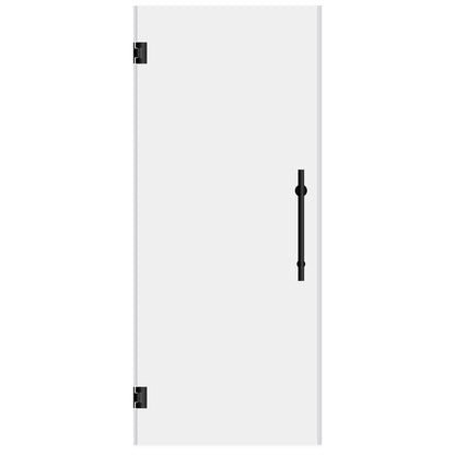 36 W x 72 H Swing-Out Shower Door ULTRA-E Matte Black - Shower Doors
