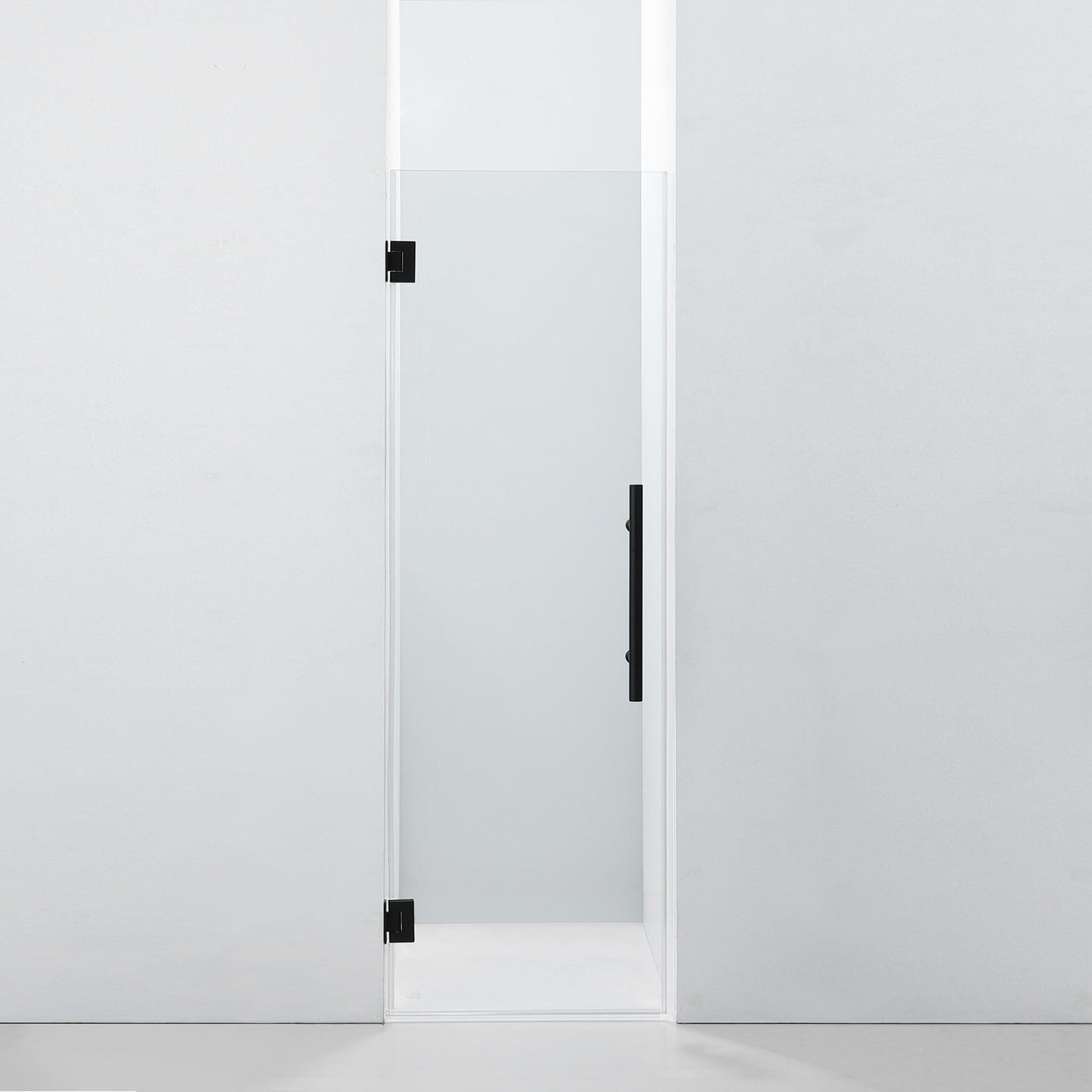 36 W x 72 H Swing-Out Shower Door ULTRA-E Matte Black - Shower Doors