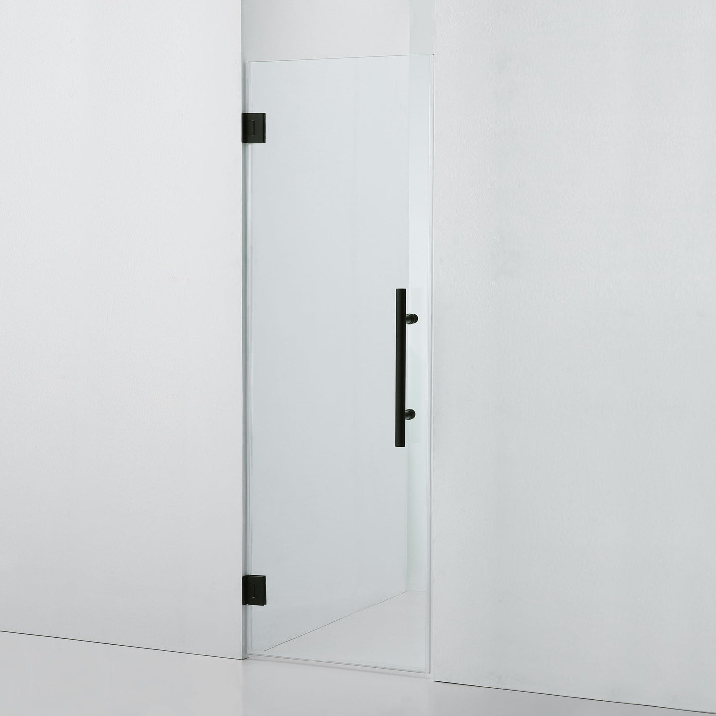 36 W x 72 H Swing-Out Shower Door ULTRA-E Matte Black - Shower Doors