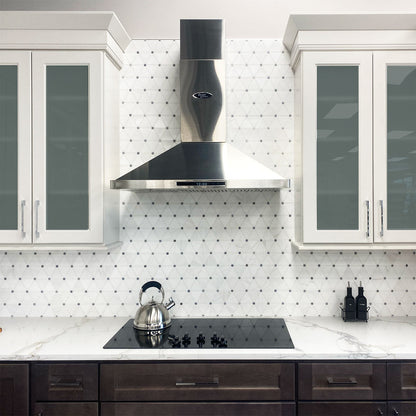 36’’ Wall Mount Pyramid Range Hood LH3-36 with LED - Range Hoods