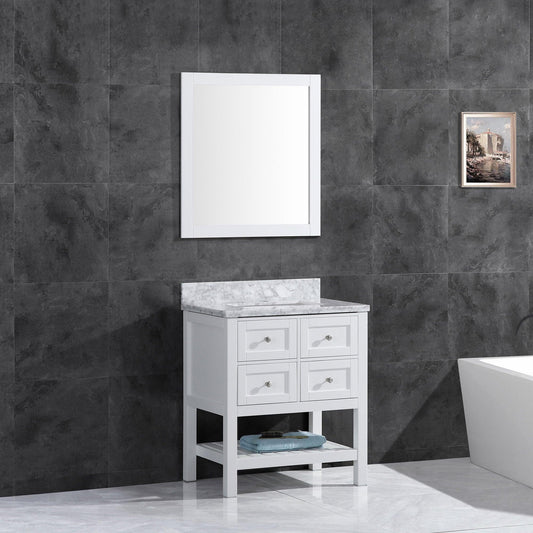 Vanity Cabinet Set White 35.5"W LV6-36W
