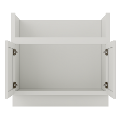 36’’W Farmhouse Sink Base Cabinet SBF36-Milan Pearl - Kitchen Cabinets