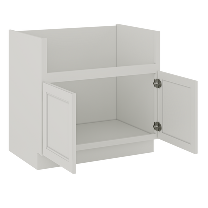 36’’W Farmhouse Sink Base Cabinet SBF36-Milan Pearl - Kitchen Cabinets