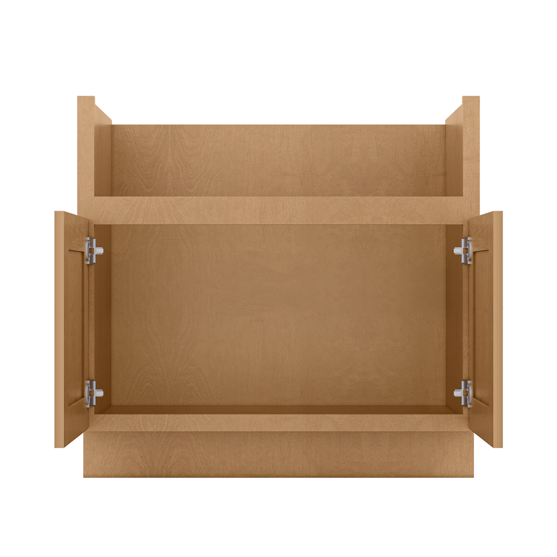 36’’W Farmhouse Sink Base Cabinet - Shaker Toffee - Kitchen Cabinets