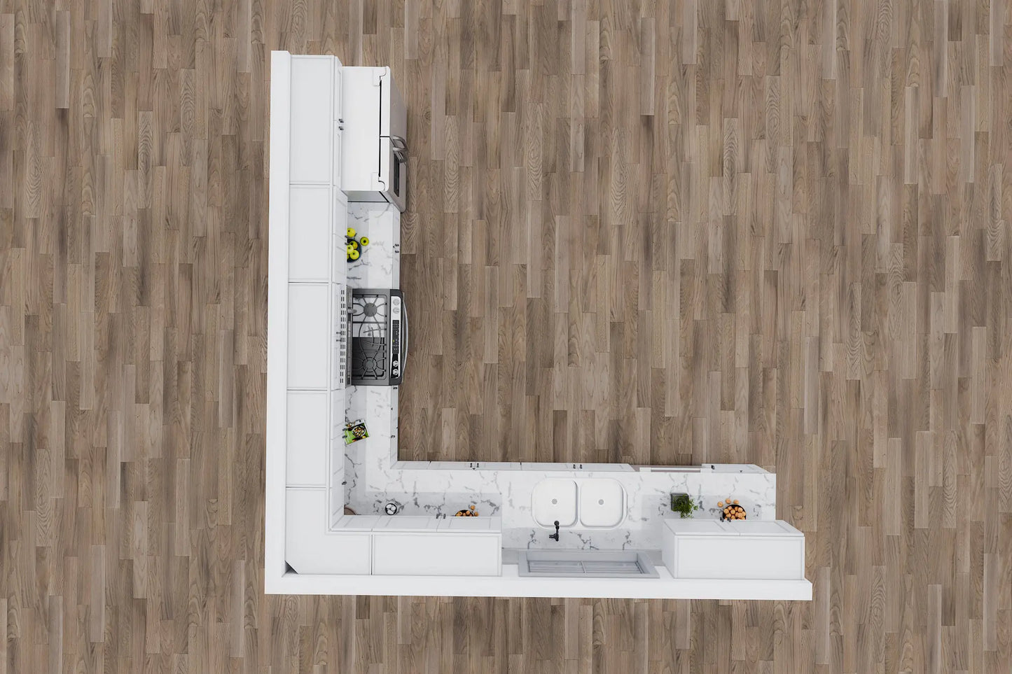Fabuwood Galaxy Frost 12x12 Kitchen