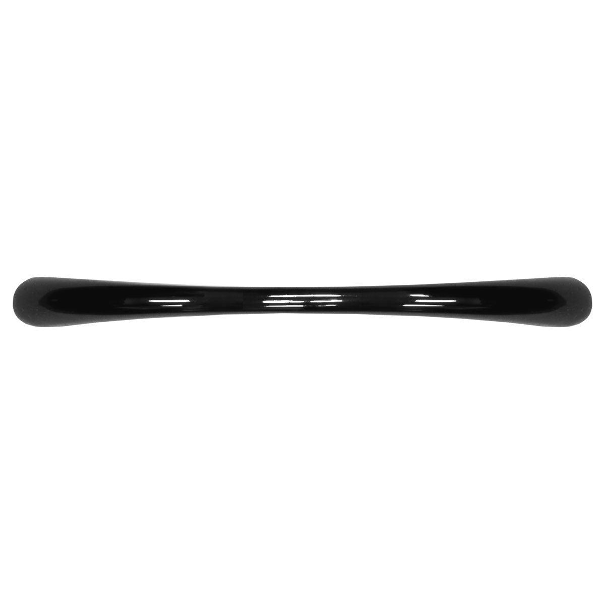 4.375"W Black Gloss Door/Drawer Pull P-9