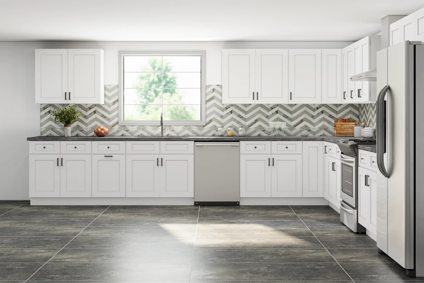 Fabuwood Galaxy Frost 15x15 Kitchen